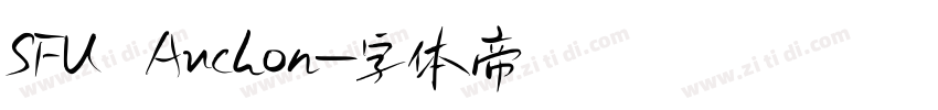 SFU Auchon字体转换